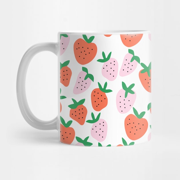 Cute Strawberries Pattern by kapotka